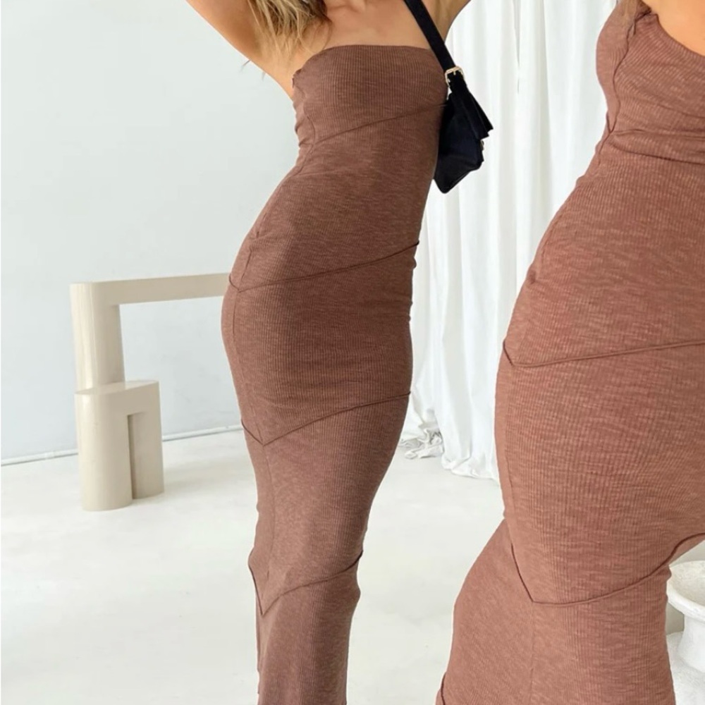NEW Princess Polly Brown Midi Dress